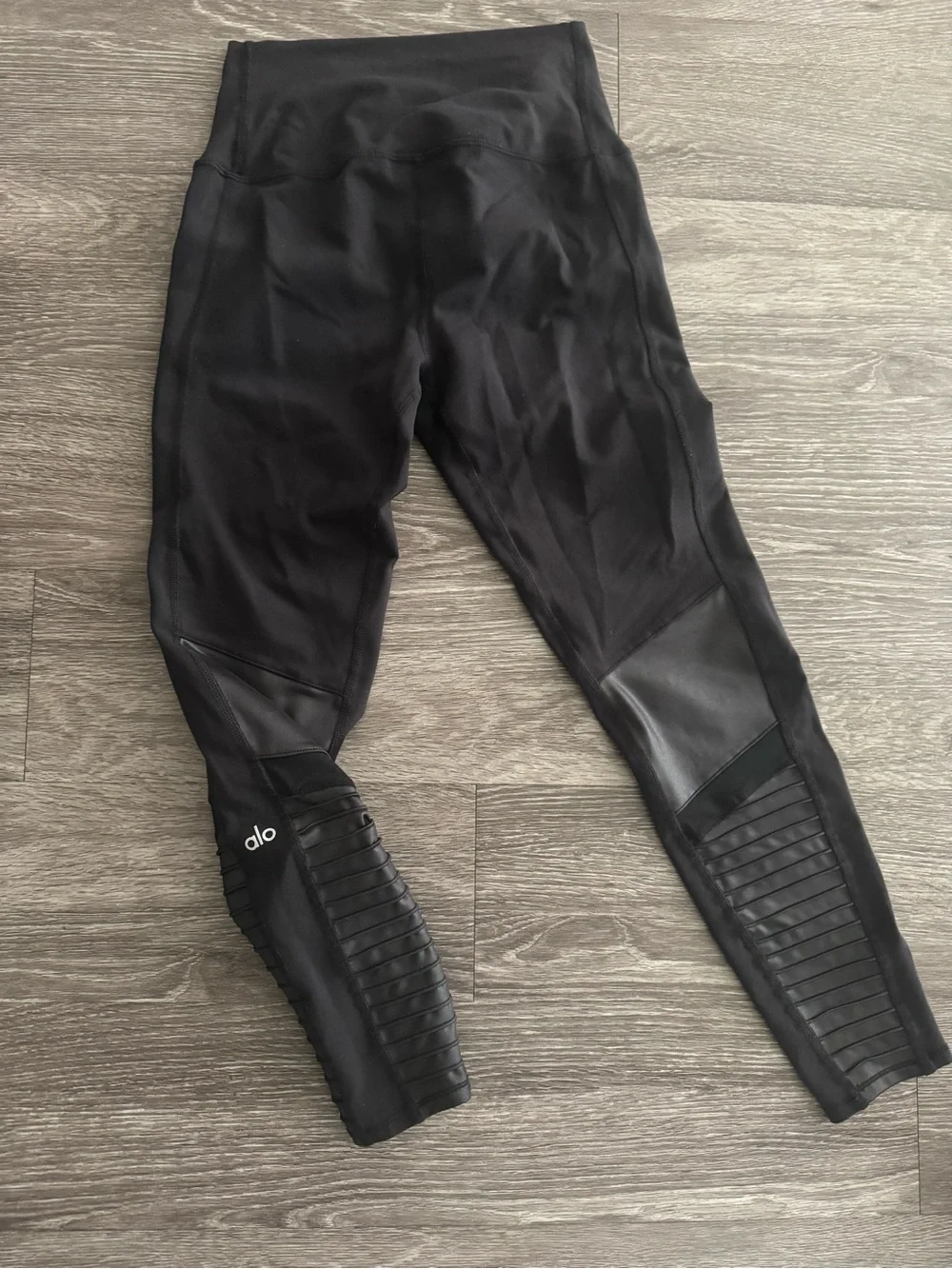 ALO Yoga Black Moto Leggings